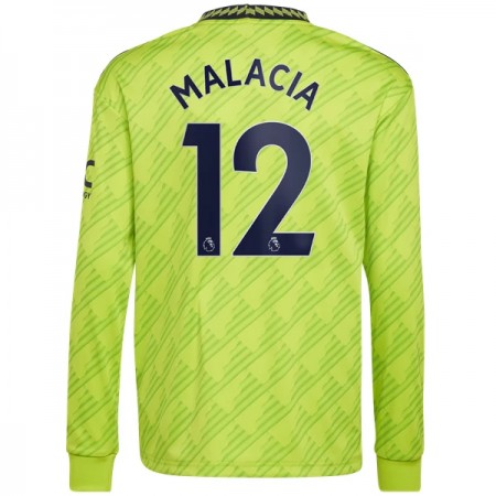 Camiseta de fútbol Manchester United Malacia 12 3ª equipación 2022/23 Manga Larga
